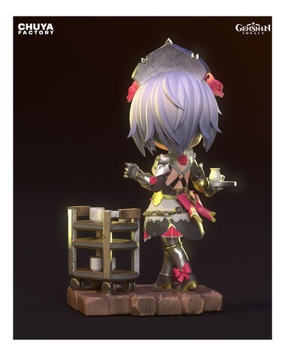 Noelle Genshin Impact Chibi - Mídia 3