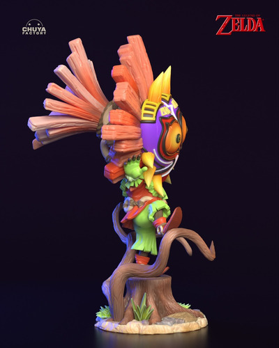 Skull Kid Legend Of Zelda Nintendo Chibi - Mídia 6