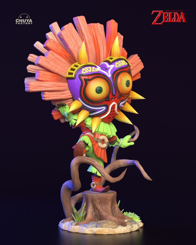 Skull Kid Legend Of Zelda Nintendo Chibi - Mídia 9