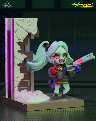 Rebecca Smasher Cyberpunk Chibi - Mídia 2