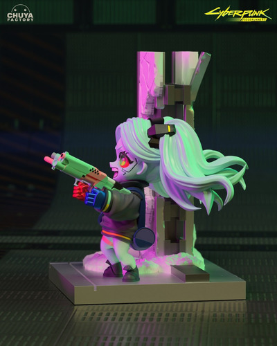 Rebecca Smasher Cyberpunk Chibi - Mídia 3
