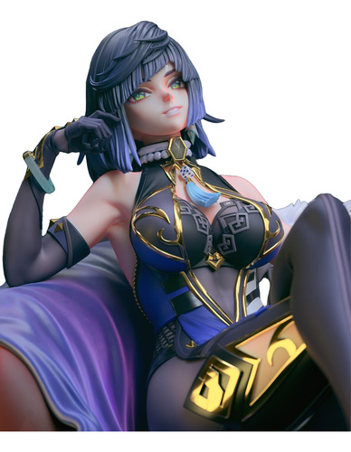 Yelan Genshin Impact Liyue Dama Negra 1:6
