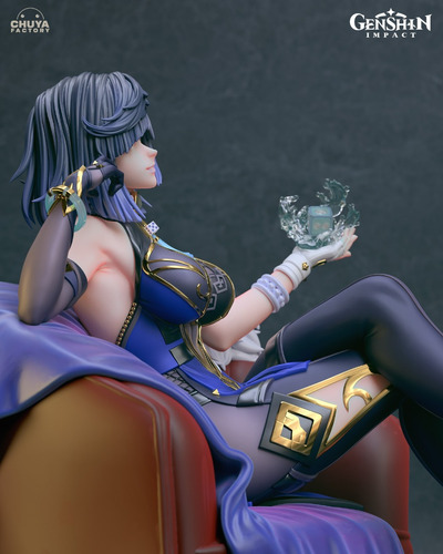 Yelan Genshin Impact Liyue Dama Negra 1:6 - Mídia 5