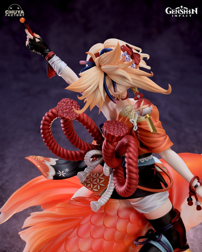 Yoimiya Genshin Impact Pyro Arqueira 1:6 - Mídia 4
