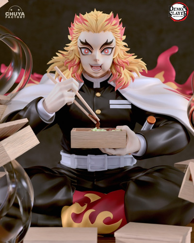 Rengoku Kimetsu No Yaiba Hashira Chamas 1:6 - Mídia 9