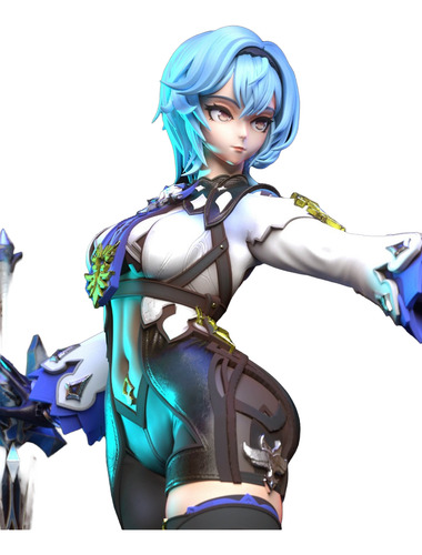 Eula Genshin Impact Jogo Espadachim Cryo