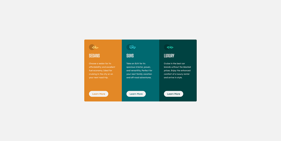 3 Column Preview Card Component