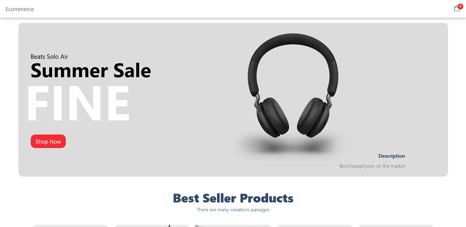 Modern Ecommerce App