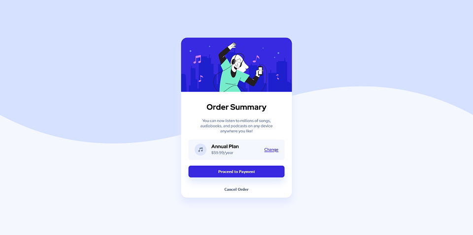 Order Summary Component