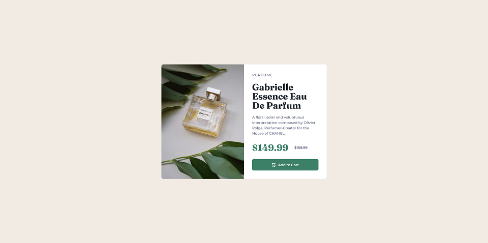 Product Preview Card Component