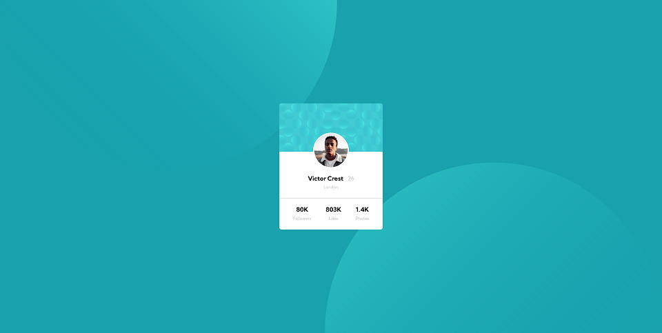 Profile Card Component