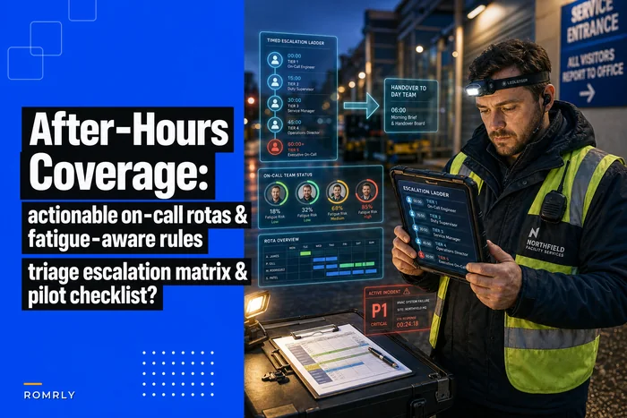 After‑hours field service operating model: on‑call rotas, fatigue‑aware rules and a triage escalation matrix