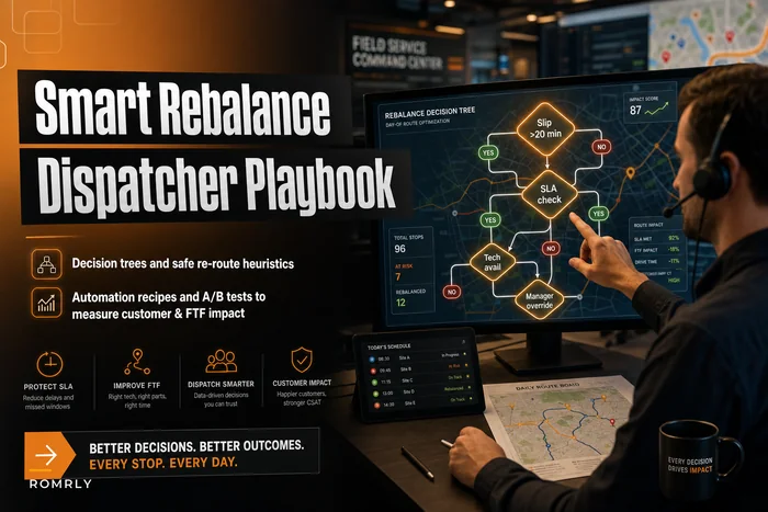 Don’t re-route blindly: dispatcher decision trees and safe day‑of route re‑balance heuristics