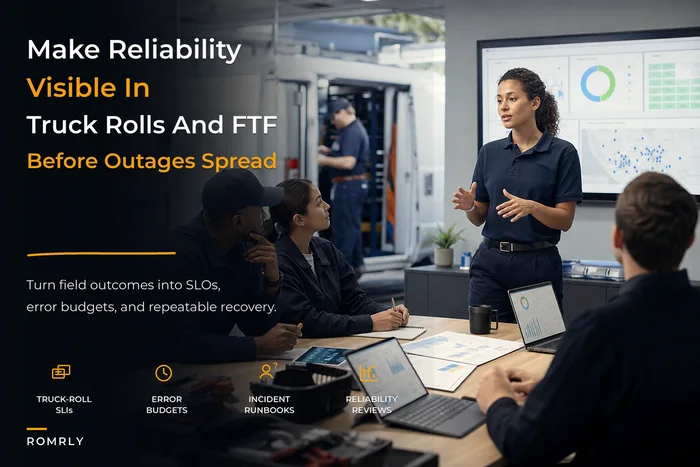 Field operations SRE: SLIs, SLOs and incident runbooks for field teams