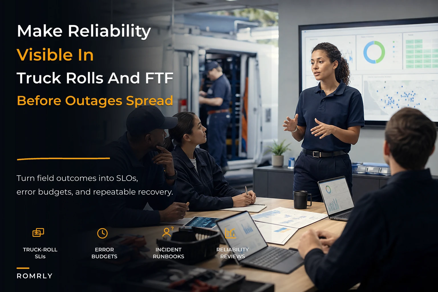 Field operations SRE: SLIs, SLOs and incident runbooks for field teams