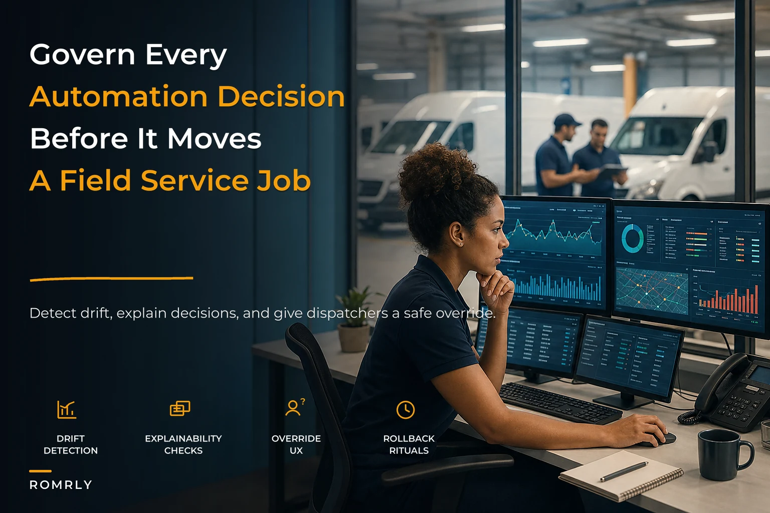 Govern automation and ML in field operations