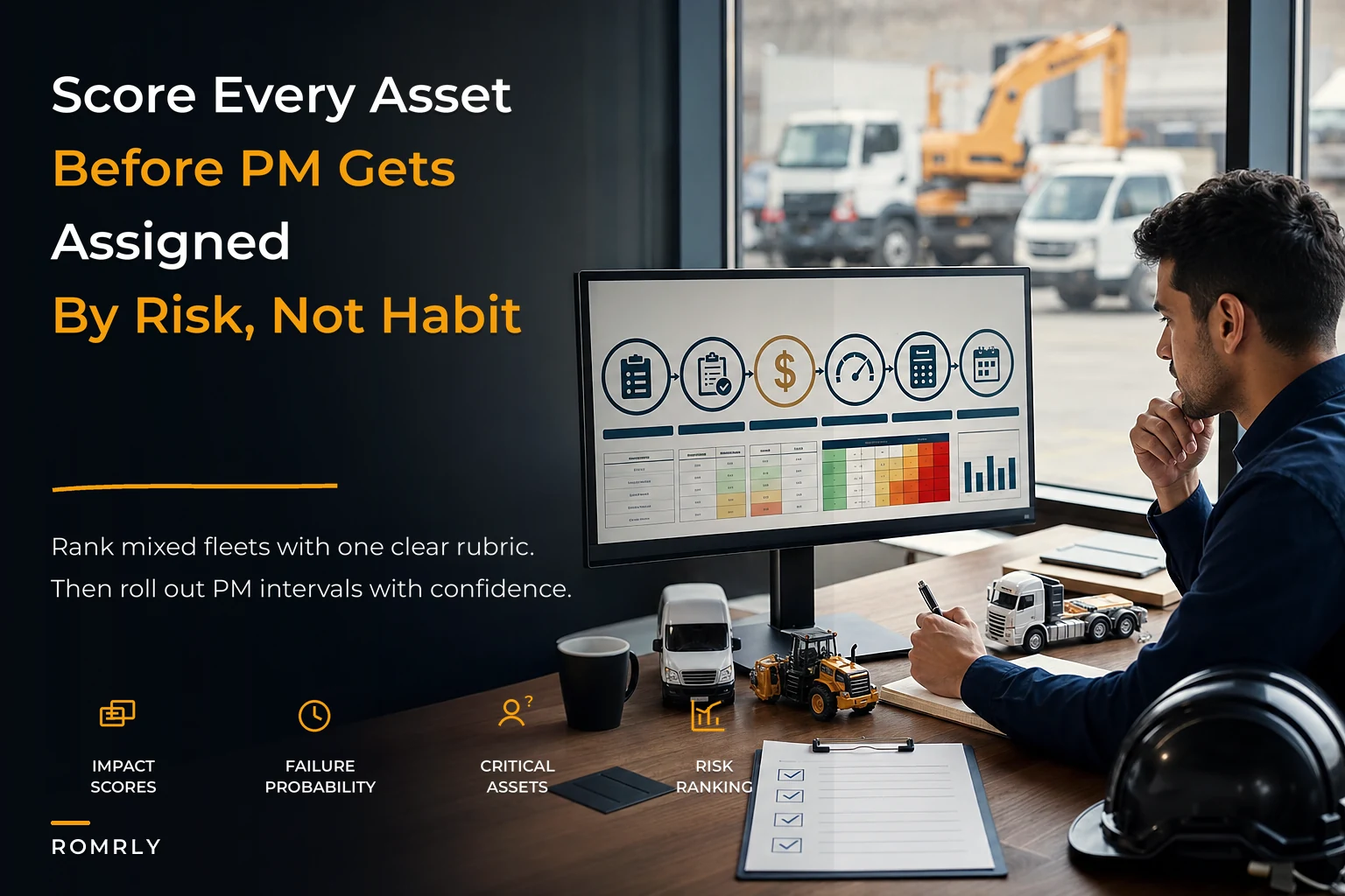 Prioritizing preventive maintenance across mixed fleets: a risk-based scoring rubric and rollout checklist