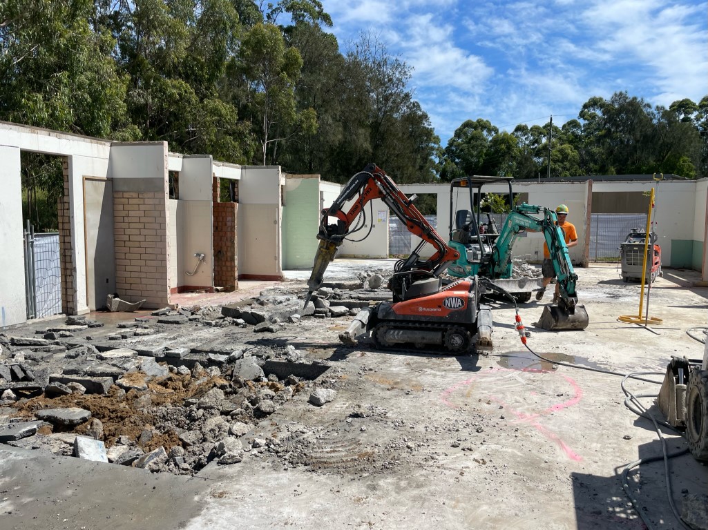 Demolition project — Westmead Mothers and Babies, Westmead | Noble Works Australia
