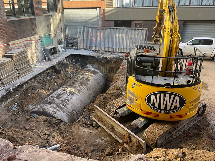 Demolition project — Surry Hills Tank Removal, Surry Hills | Noble Works Australia