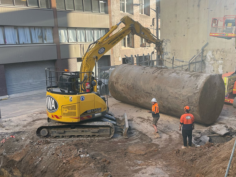 Surry Hills Tank Removal — photo 1 | Noble Works Australia