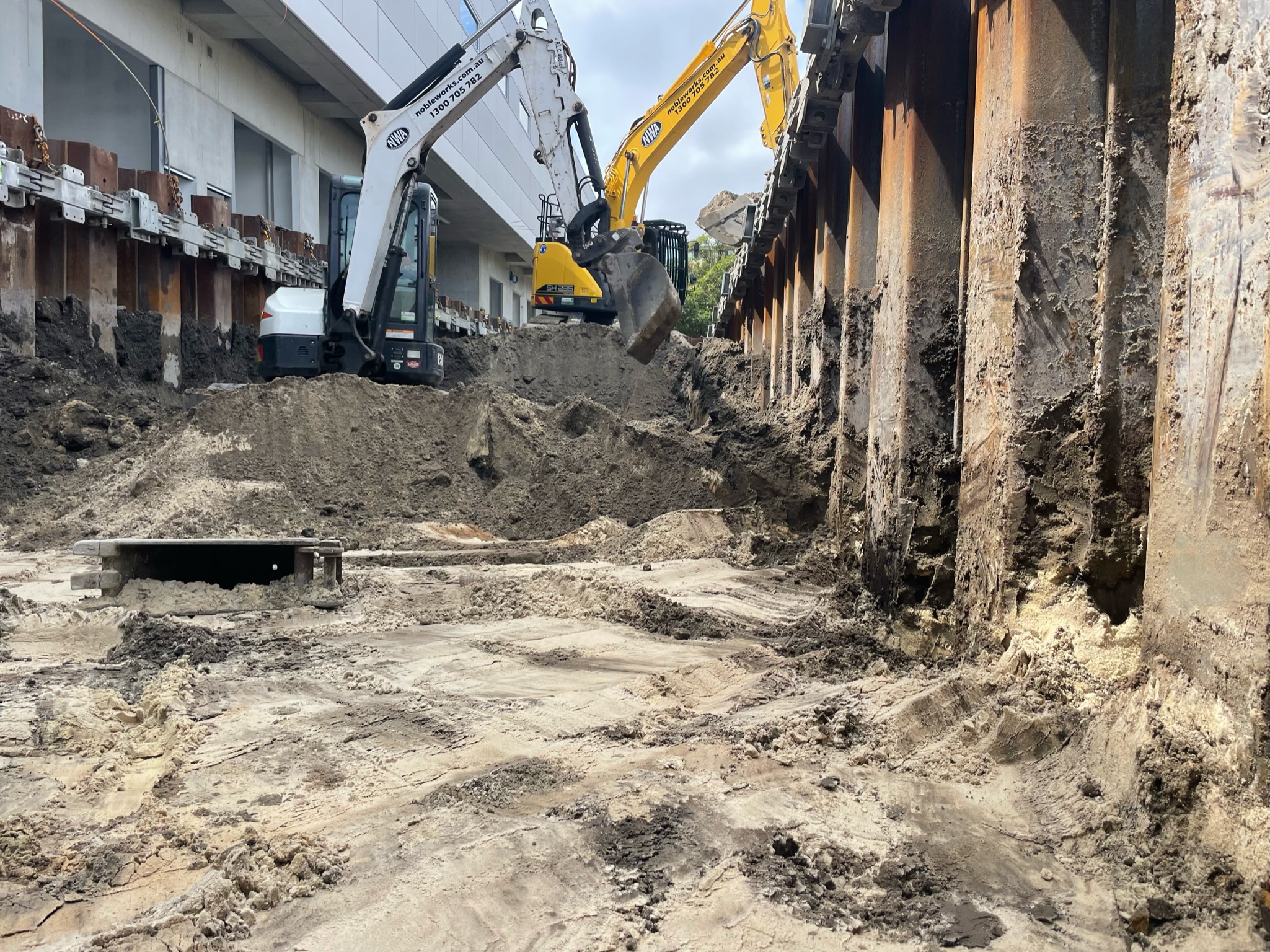 Excavation project — Banksmeadow Sheet Piling, Banksmeadow | Noble Works Australia