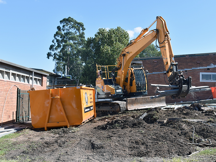 Demolition project — Westfields Sports HS Upgrade Demolition, Fairfield West NSW | Noble Works Australia