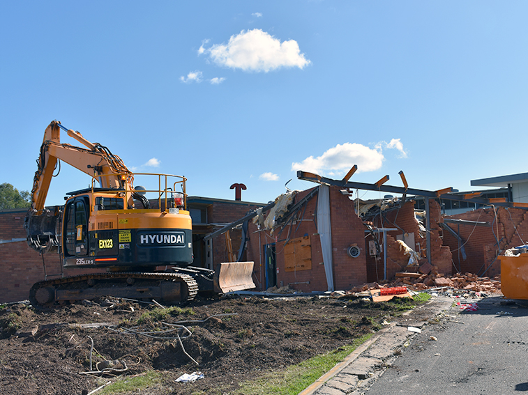 Westfields Sports HS Upgrade Demolition — photo 3 | Noble Works Australia