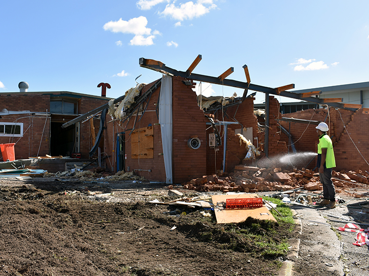 Westfields Sports HS Upgrade Demolition — photo 6 | Noble Works Australia