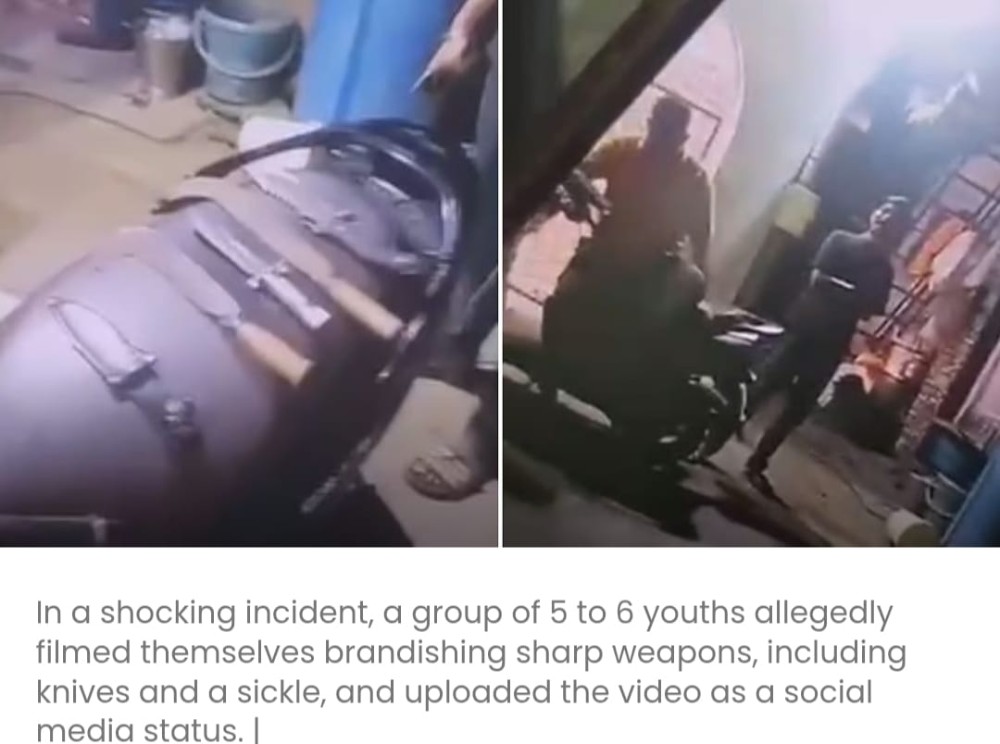 डोम्बिवली के युवकों का वायरल वीडियो चाकू और हंसिया लहराते हुए, पुलिस ने वीडियो पुराना होने की पुष्टि की लेकिन जांच शुरू की