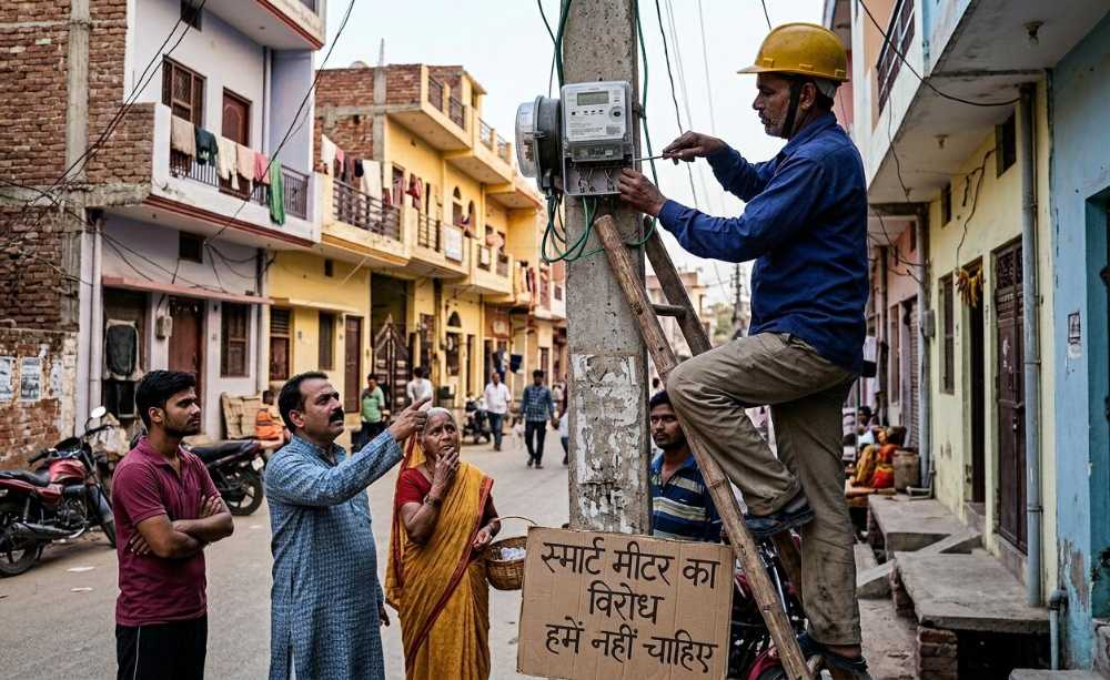स्मार्ट प्री-पेड मीटर पर बड़ा खुलासा:  “अनिवार्य नहीं” का दावा, जमीनी हकीकत में धड़ाधड़ इंस्टॉलेशन!