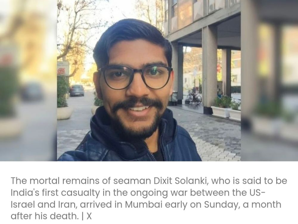 नाविक दीक्षित सोलंकी का पार्थिव शरीर मृत्यु के एक महीने बाद मुंबई पहुंचा; पिता ने दूसरे पोस्टमार्टम की मांग की