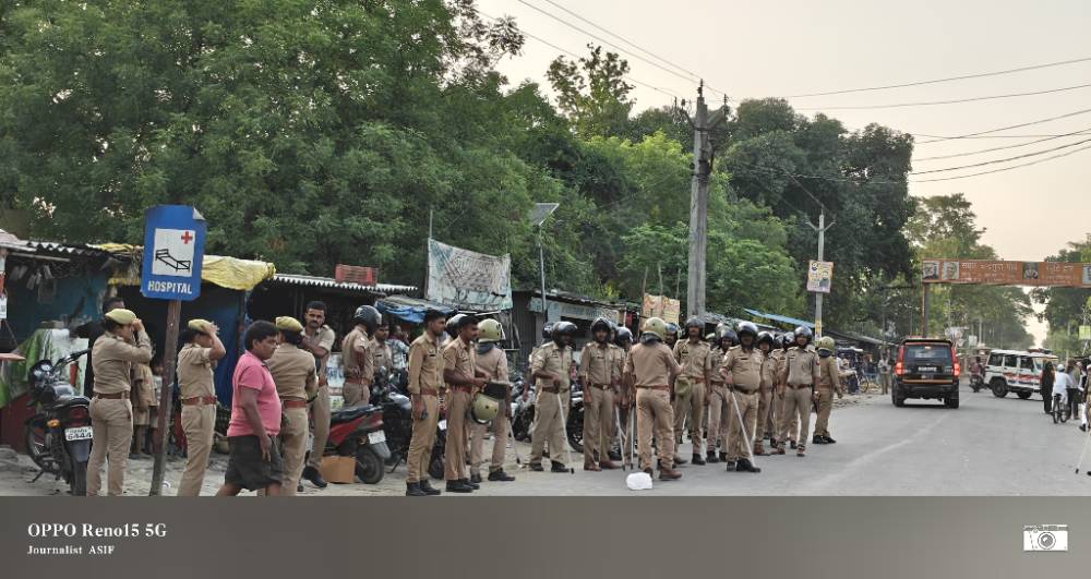 बकरीद से पहले बहराइच में पुलिस का विराट शक्ति प्रदर्शन!