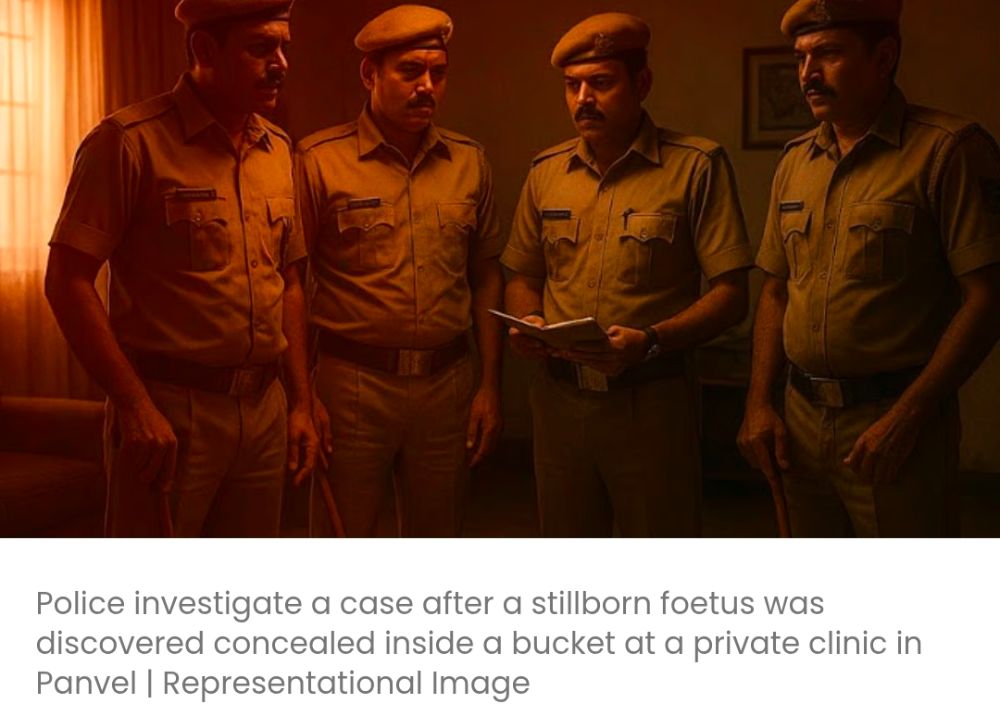 निजी क्लिनिक के शौचालय में बाल्टी में छिपाकर रखे गए मृत भ्रूण मिलने पर मामला दर्ज किया गया
