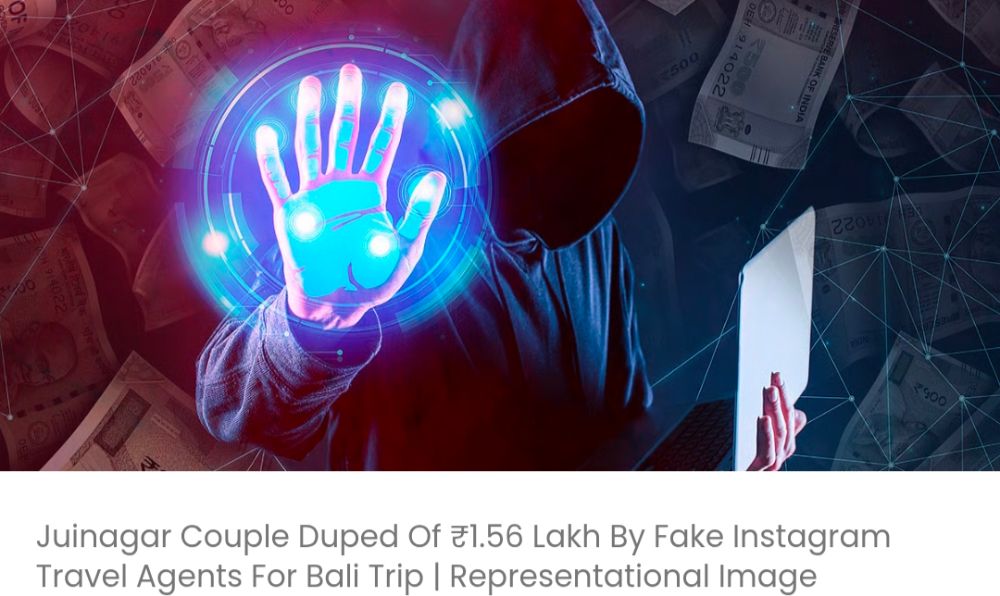 बाली ट्रिप के लिए नकली इंस्टाग्राम ट्रैवल एजेंट्स ने जुईनगर के एक जोड़े से ₹1.56 लाख की ठगी की