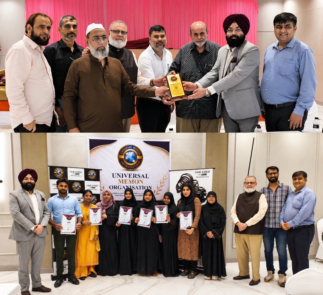 यूनिवर्सल मेमन ऑर्गेनाइज़ेशन (UMO) ने लक्मे अकैडमी पावर्ड बाय एपटेक के पहले बैच की कामयाबी का जश्न मनाया ।