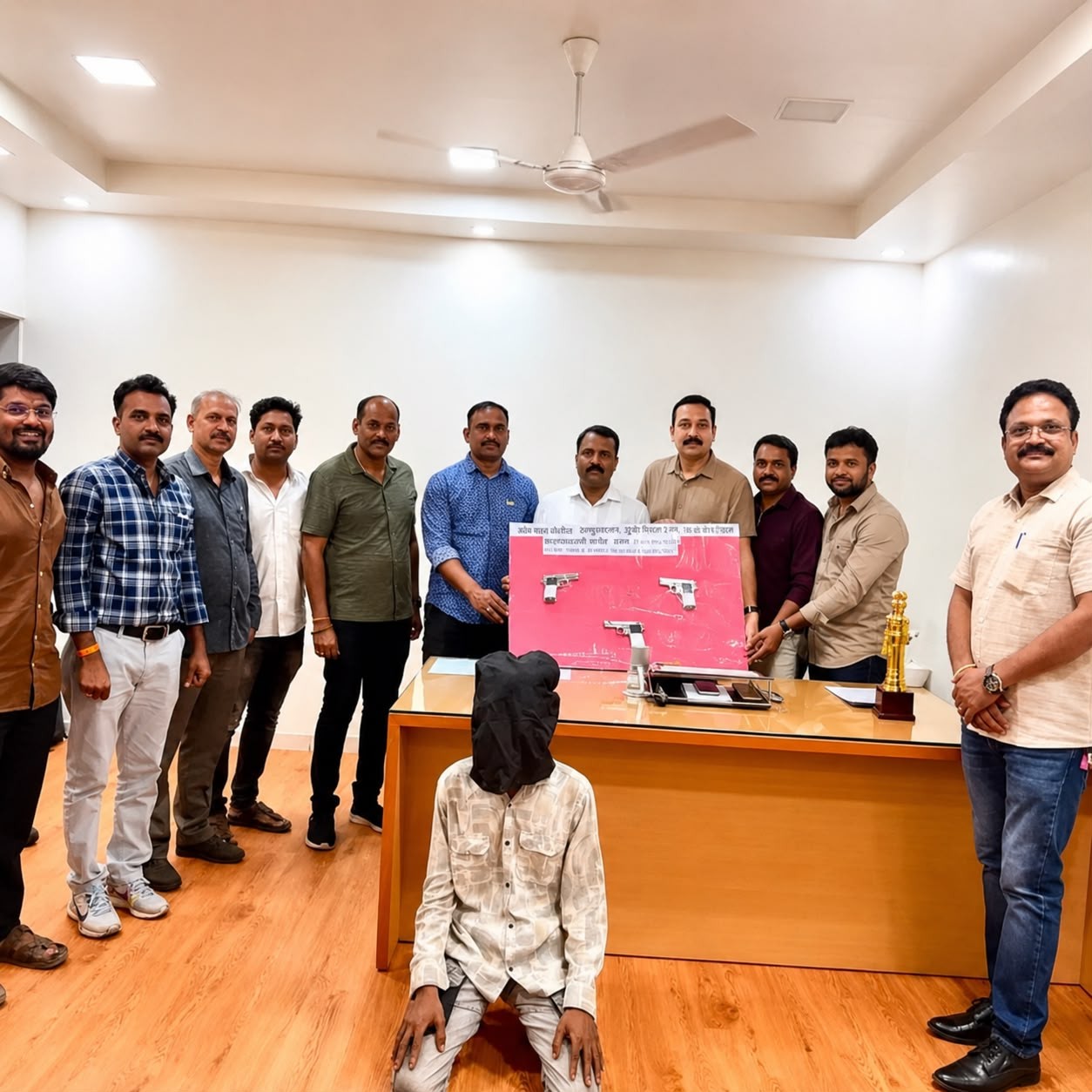 ठाणे पुलिस की बड़ी कार्रवाई: 3 अवैध पिस्तौल और कारतूस के साथ 20 वर्षीय युवक रंगे हाथों गिरफ्तार