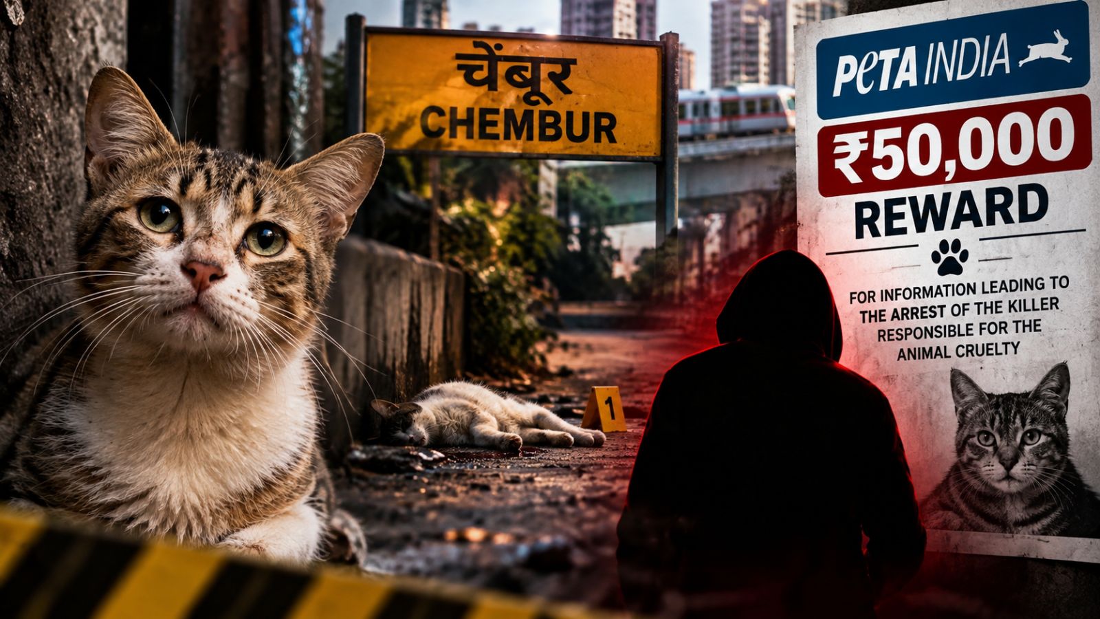 मुंबई में 'सिरियल कैट किलर' का खौफ: चेंबूर में बिल्लियों की बेरहमी से हत्या, पेटा इंडिया ने घोषित किया ₹50,000 का इनाम