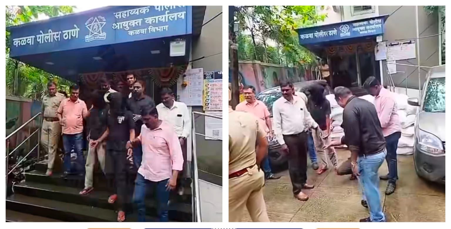 ठाणे के कलवा में पुलिस की बड़ी कार्रवाई: खारेगाव टोल नाके पर ₹26.81 लाख के मुद्देमाल के साथ 2 गुटखा तस्कर गिरफ्तार