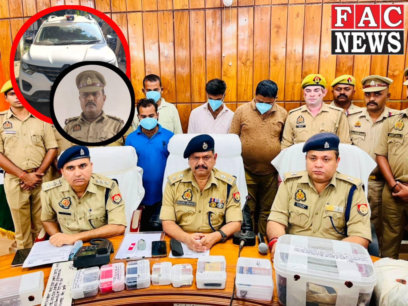 असली पुलिस ने नकली पुलिस को किया गिरफ्तार