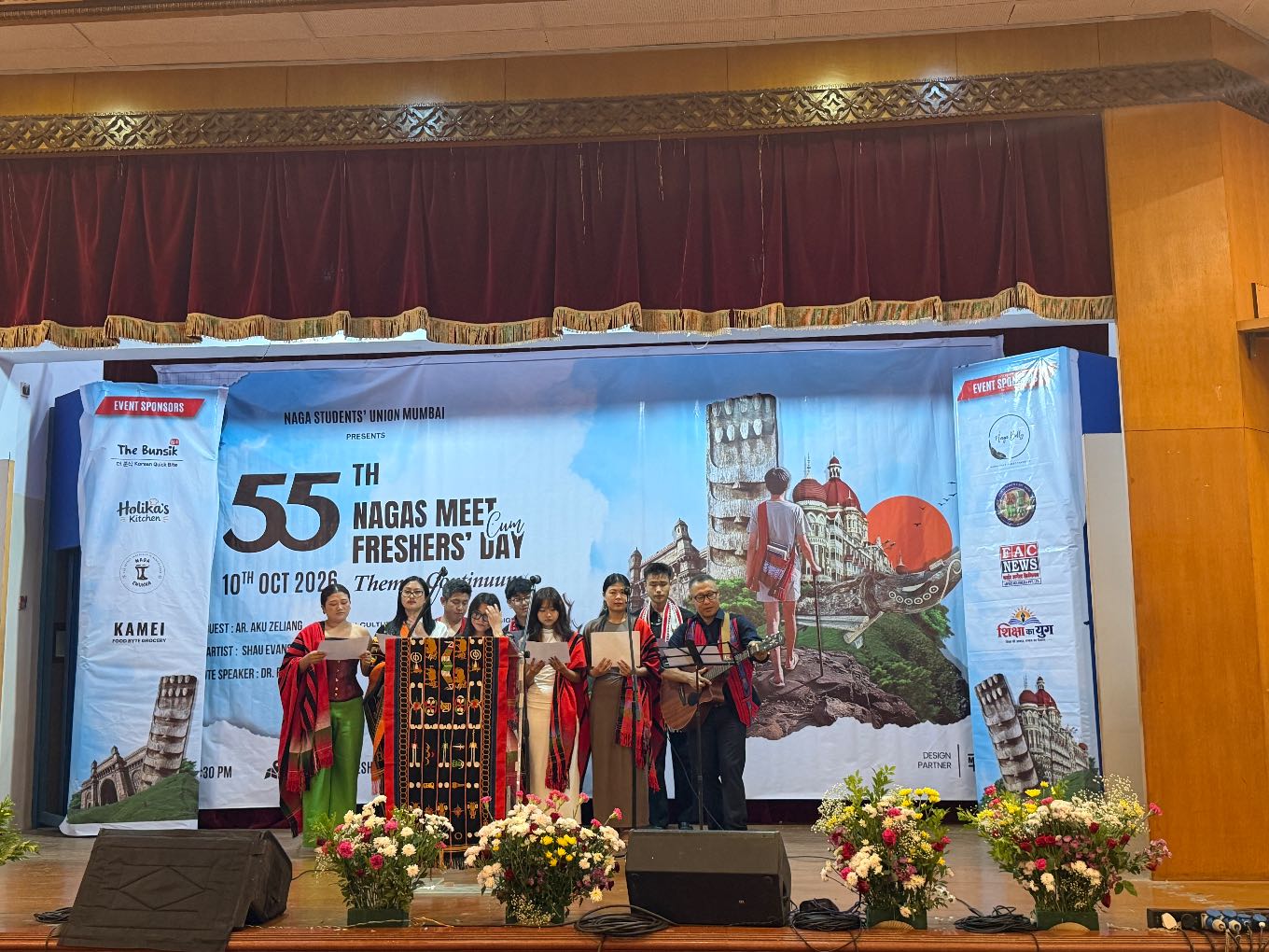 Naga Culture Shines in Mumbai: NSU Mumbai Celebrates 55th Nagas Meet cum Freshers' Day