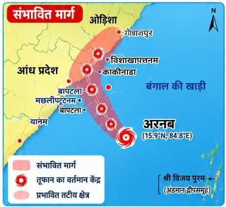 29 से 31 अक्टूबर तक भारी बारिश का अलर्ट, डीएम ने सतर्क रहने की अपील की, चक्रवात के प्रभाव से तेज हवाओं के साथ बेमौसम बारिश की आशंका, प्रशासन अलर्ट