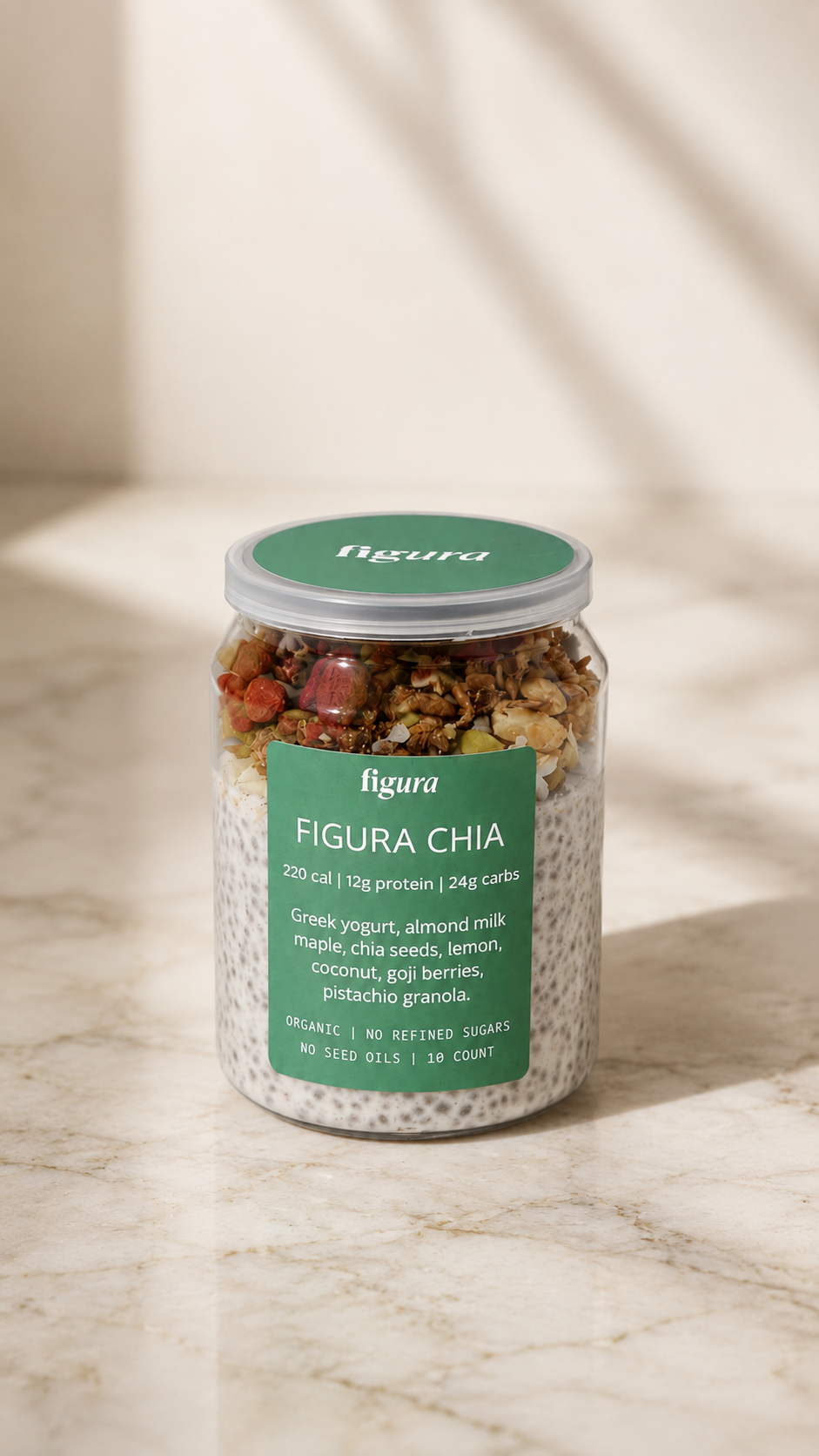 Figura chia pudding