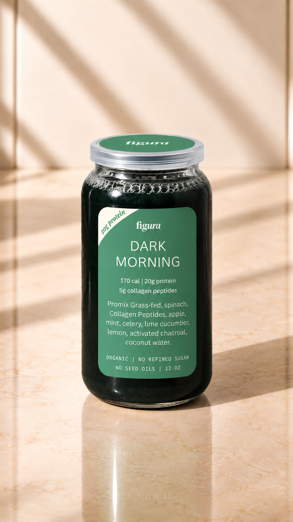 Dark morning w/20g protein & 5g collagen