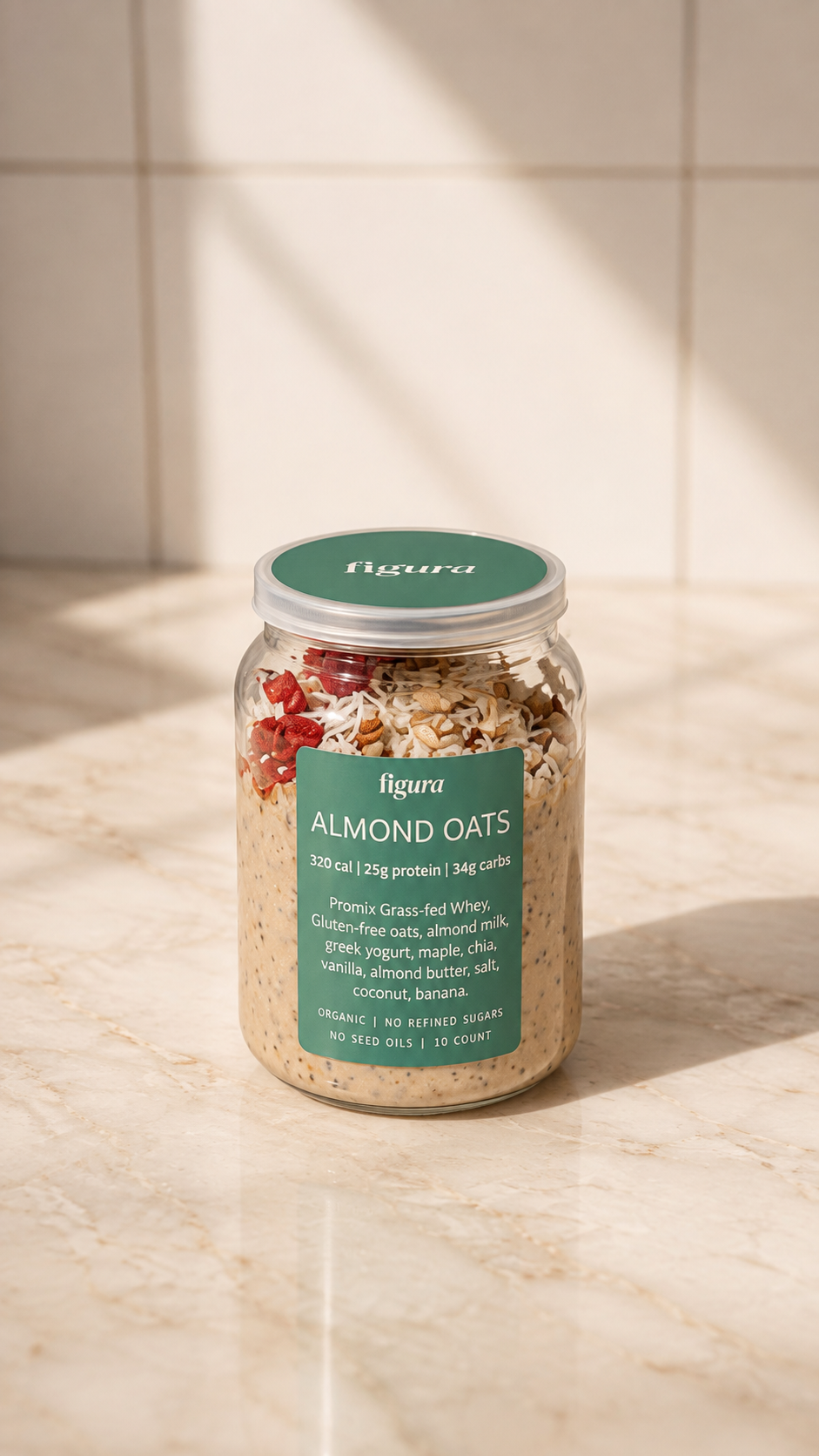 Almond oats 25g protein