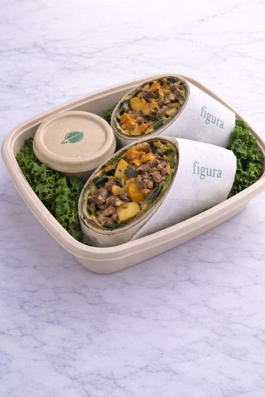 Beef & squash wrap
