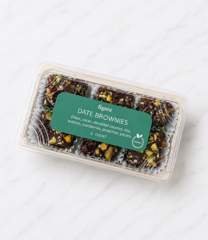 Date brownies (pack of 6)