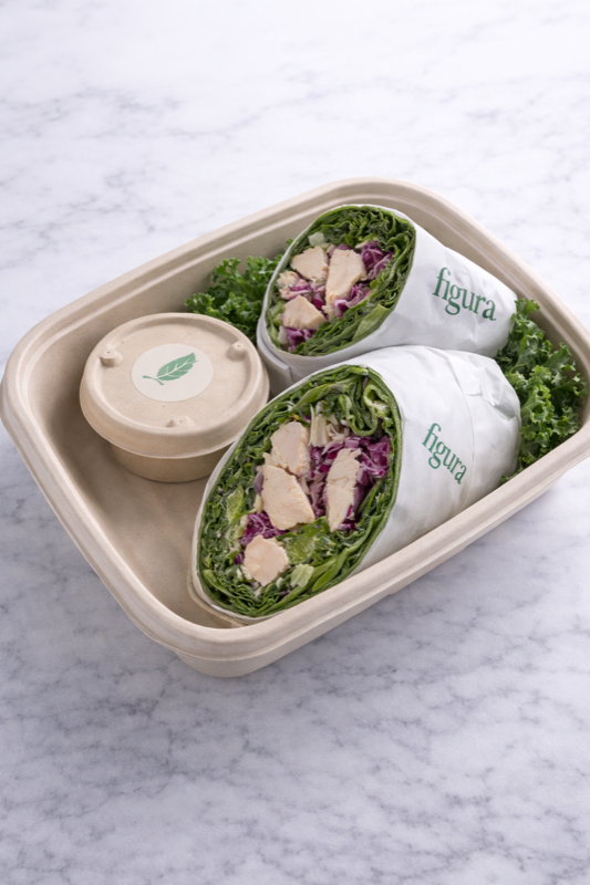 Kale caesar crunch wrap