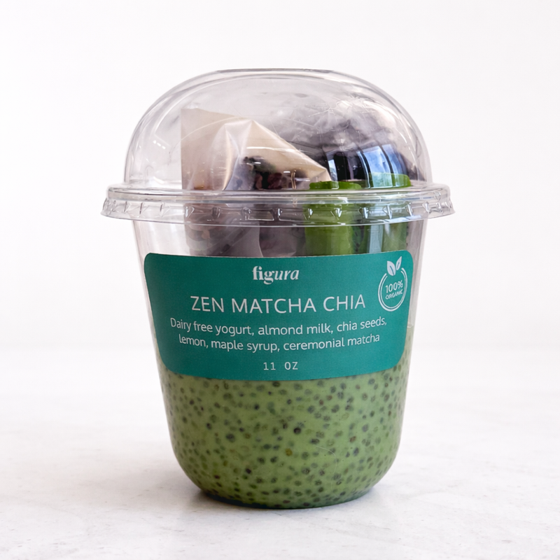 Matcha chia pudding
