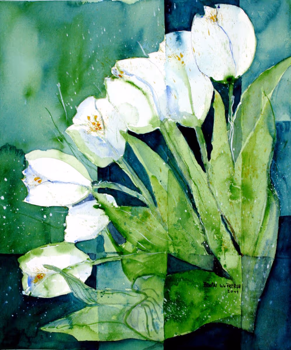 WeißerTulpenStrauß