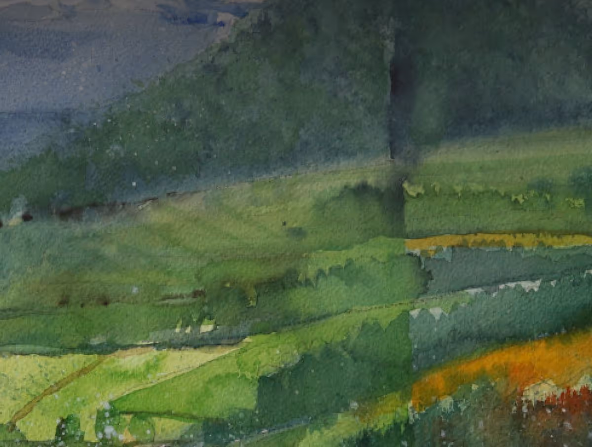 Ausstellungs-Aquarell